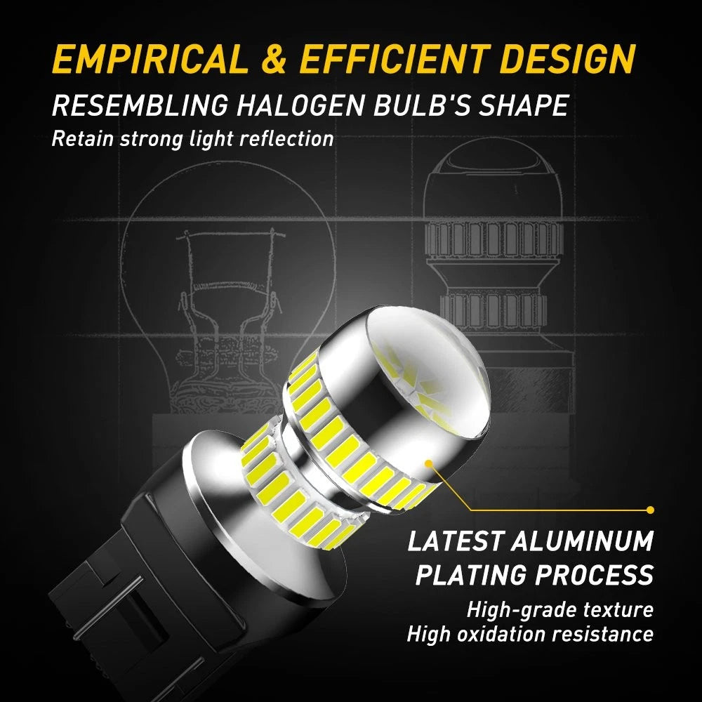 2X 7443 LED Tail Light Bulbs for
