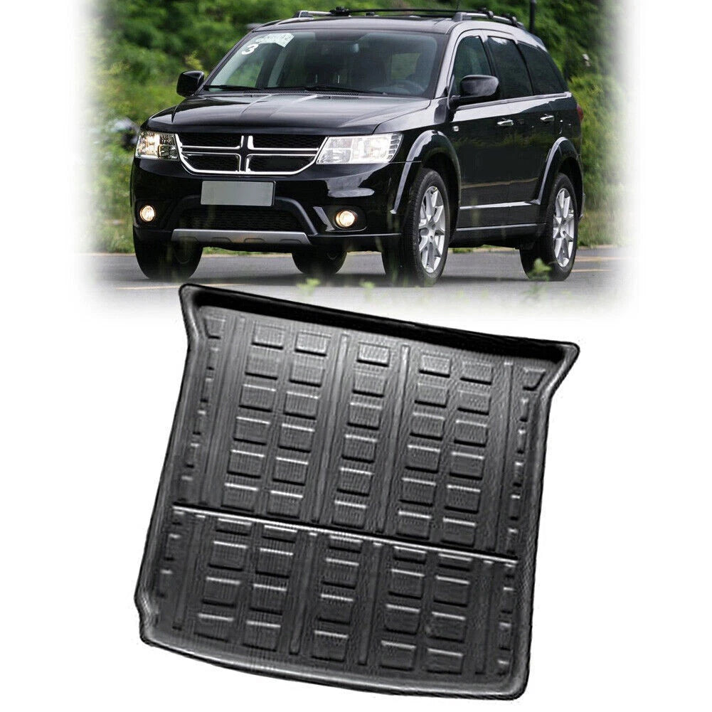 Rear Boot Cargo Liner Trunk Floor Mat for Dodge Journey, Fiat Freemont (2009–2019)