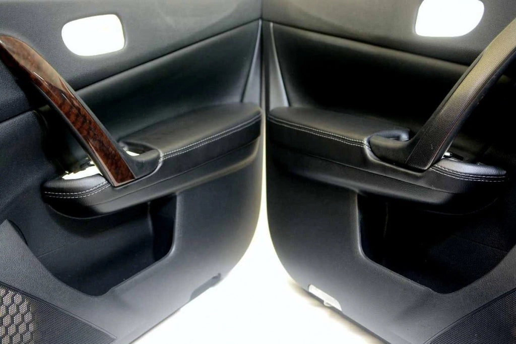 Door Panel Armrest Cover for Nissan Maxima (2009–2014) Gray Stitch
