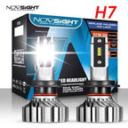 2X H7 LED Headlight Conversion Bulbs 50W 6500K for NOVSIGHT