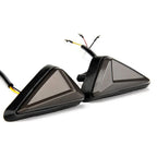 Amber Red Flush Mount LED Turn Signal Lights for Motorcycle