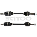 2X Front Complete CV Joint Axles for Suzuki Vinson 500 (2003–2007)