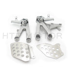 Aluminum Front Rider Footrest Pegs Bracket for Honda CBR 600RR (2007–2014)