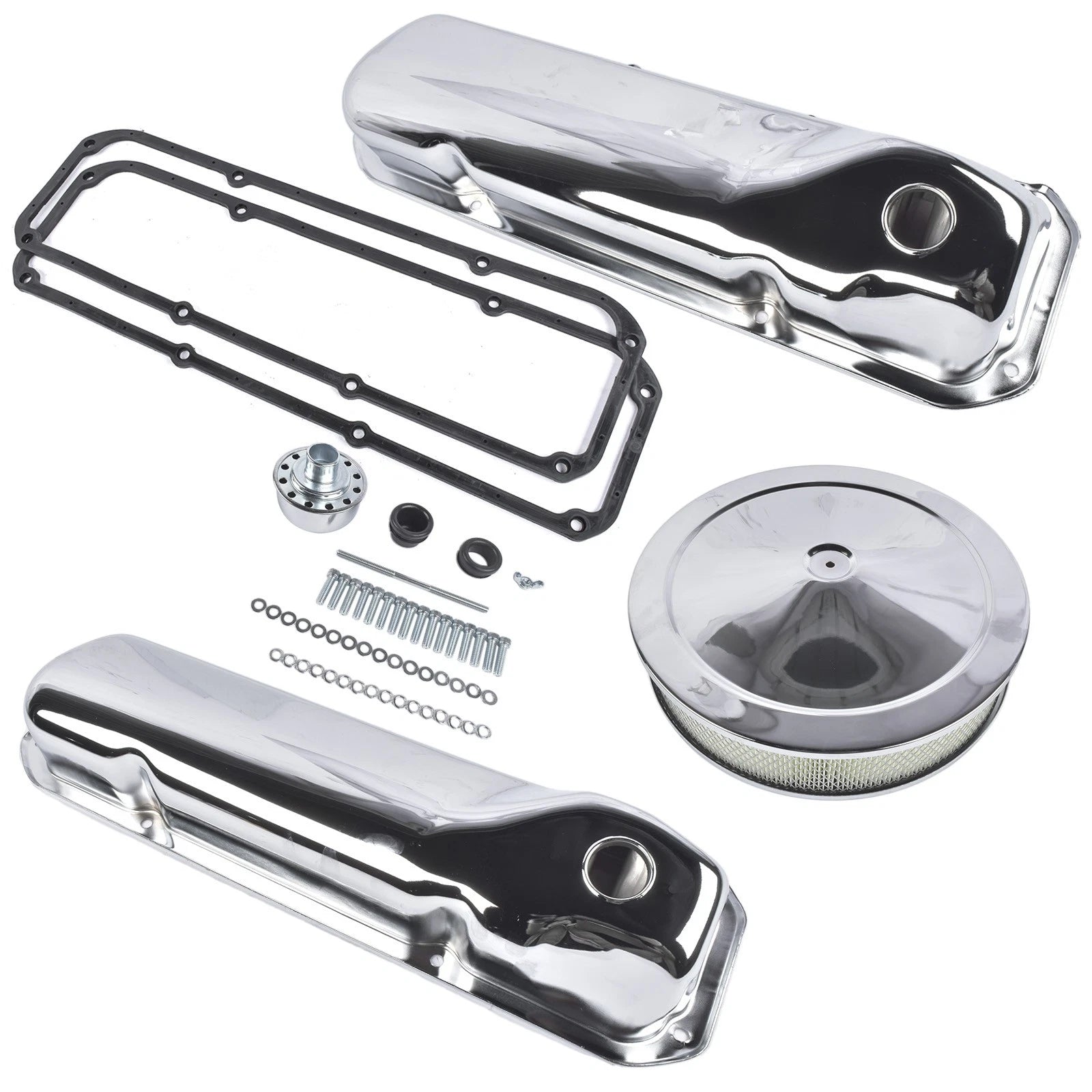 Polished Chrome Engine Dress Up Kit for Ford