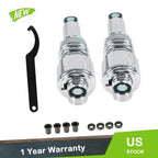 Set of 2 Rear Shock Absorbers for Universal Motorcycle (10.5")