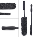 Set of 4 Soft Bristle Tire Rim Cleaning Brushes for All Vehicles