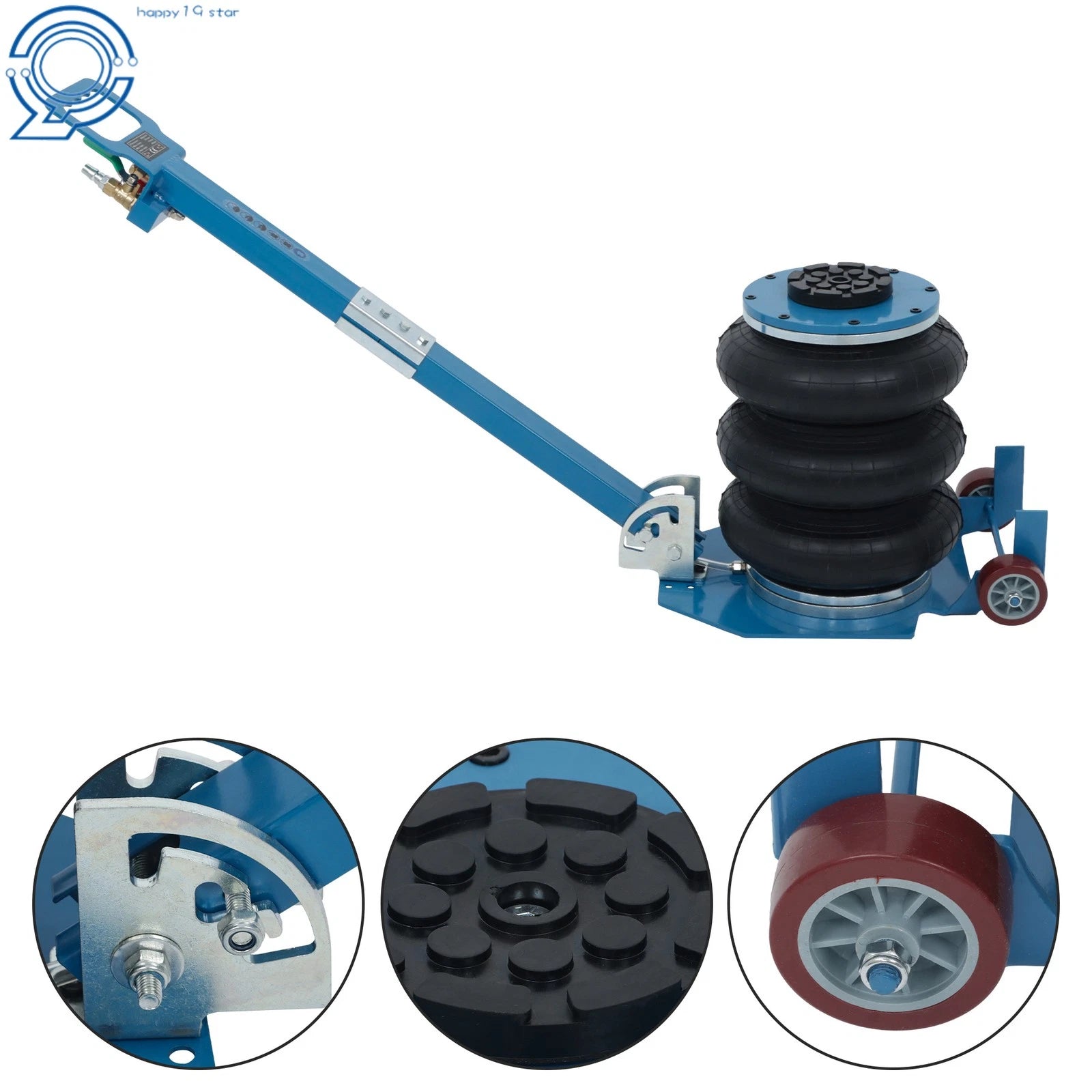 3 Ton Pneumatic Air Jack for Car SUV (17.7")