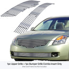 Stainless Chrome Billet Grill Insert for Nissan Altima Sedan (2007-2009)