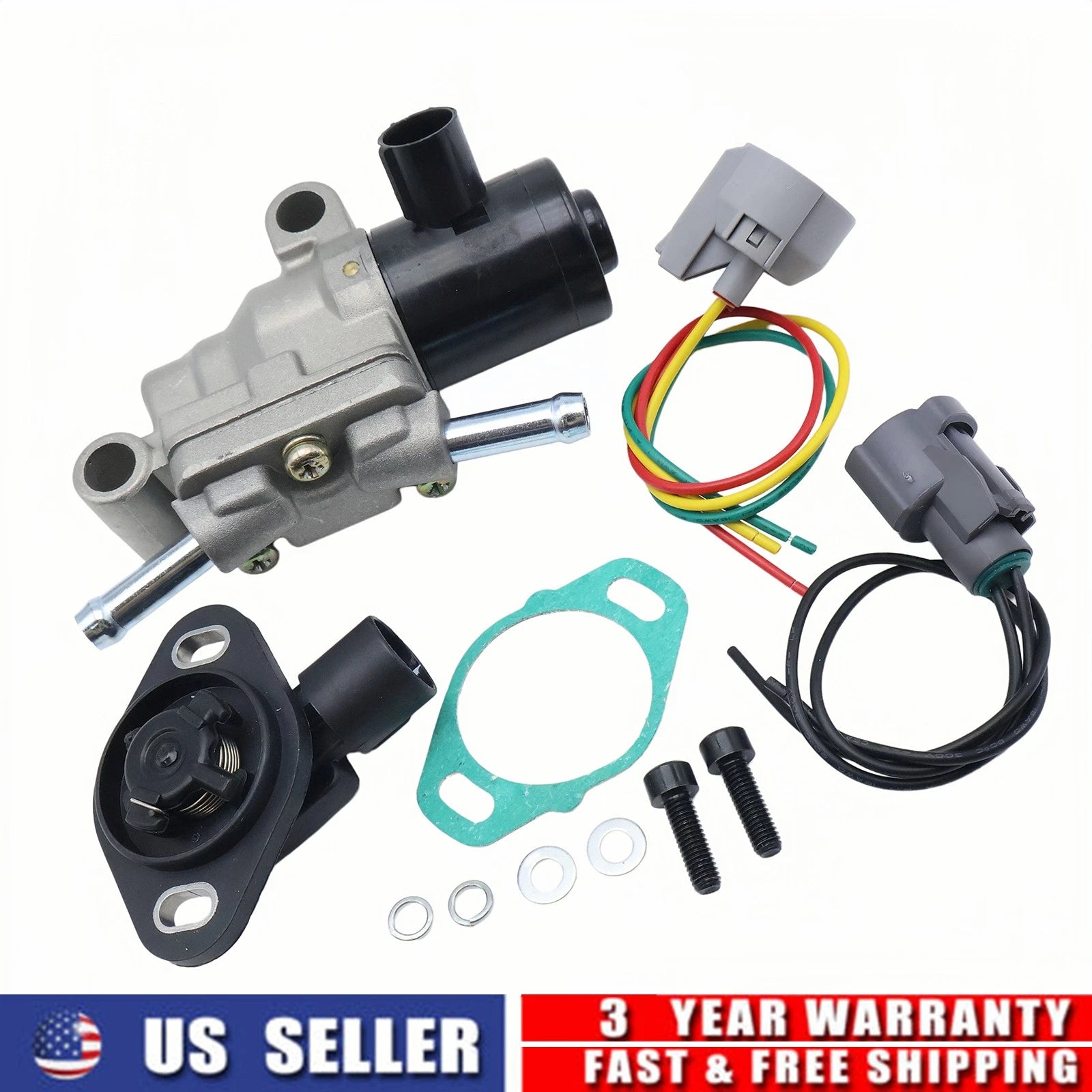 Idle Air Control Valve TPS Sensor Connector for Honda Accord (1990–1993) Prelude (1992–1996)