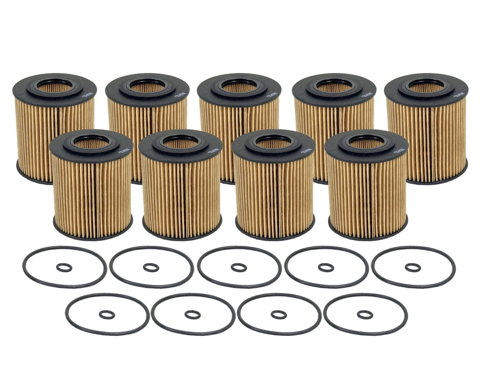 Set of 9 Engine Oil Filters for Ford Escape, Mazda 3, Mercury Milan