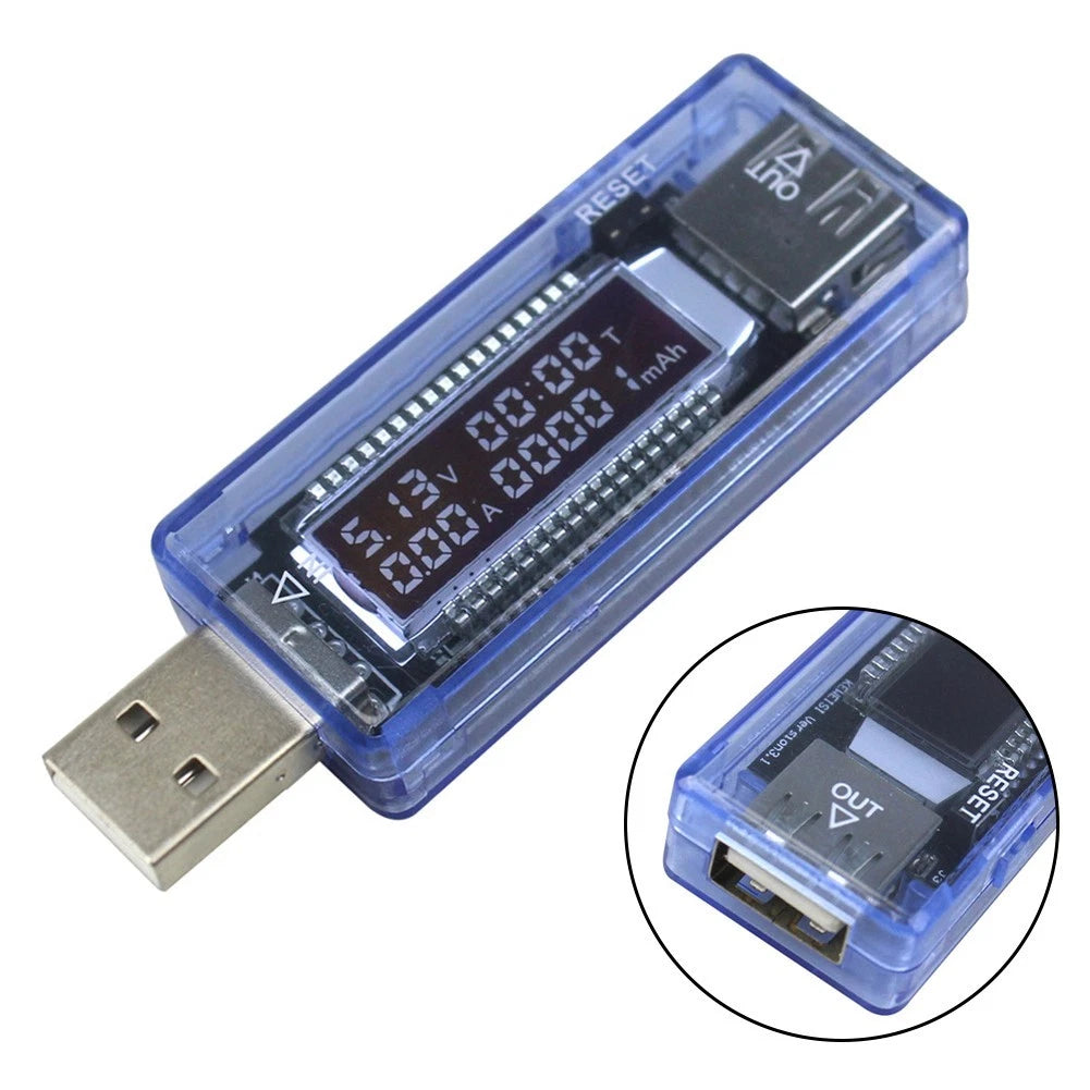 USB Voltage Current Tester KWS-V20 for 3V to 9V Chargers (2010–2023)
