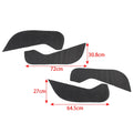 Set of 4 Plastic Door Anti Kick Pad Protection Covers for BMW X1 (2016–2022)