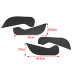 Set of 4 Plastic Door Anti Kick Pad Protection Covers for BMW X1 (2016–2022)