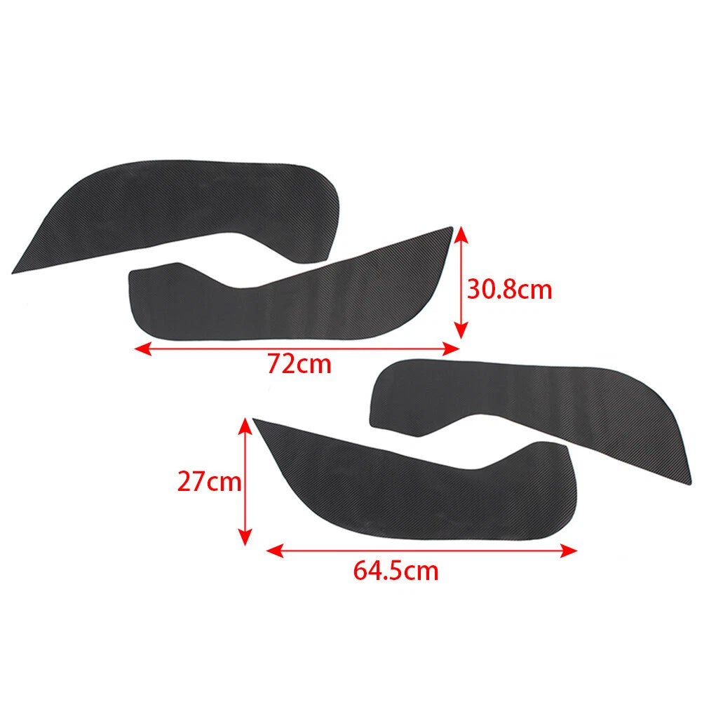 Set of 4 Plastic Door Anti Kick Pad Protection Covers for BMW X1 (2016–2022)