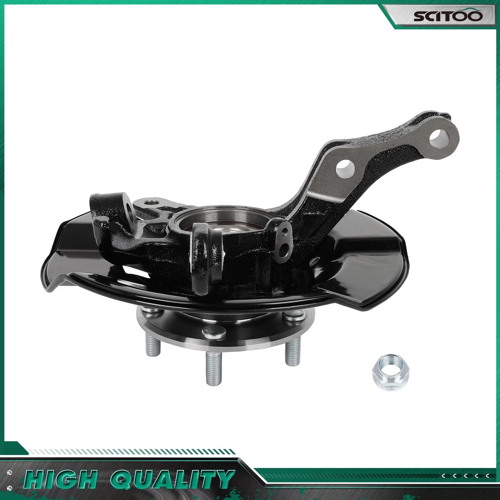 Front Right Steering Knuckle & Wheel Bearing Hub for Honda Civic (2012)