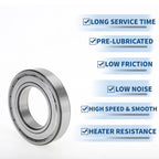 Deep Groove Ball Bearing P5 for Scooter Skateboard Wheel (70x125x24mm)