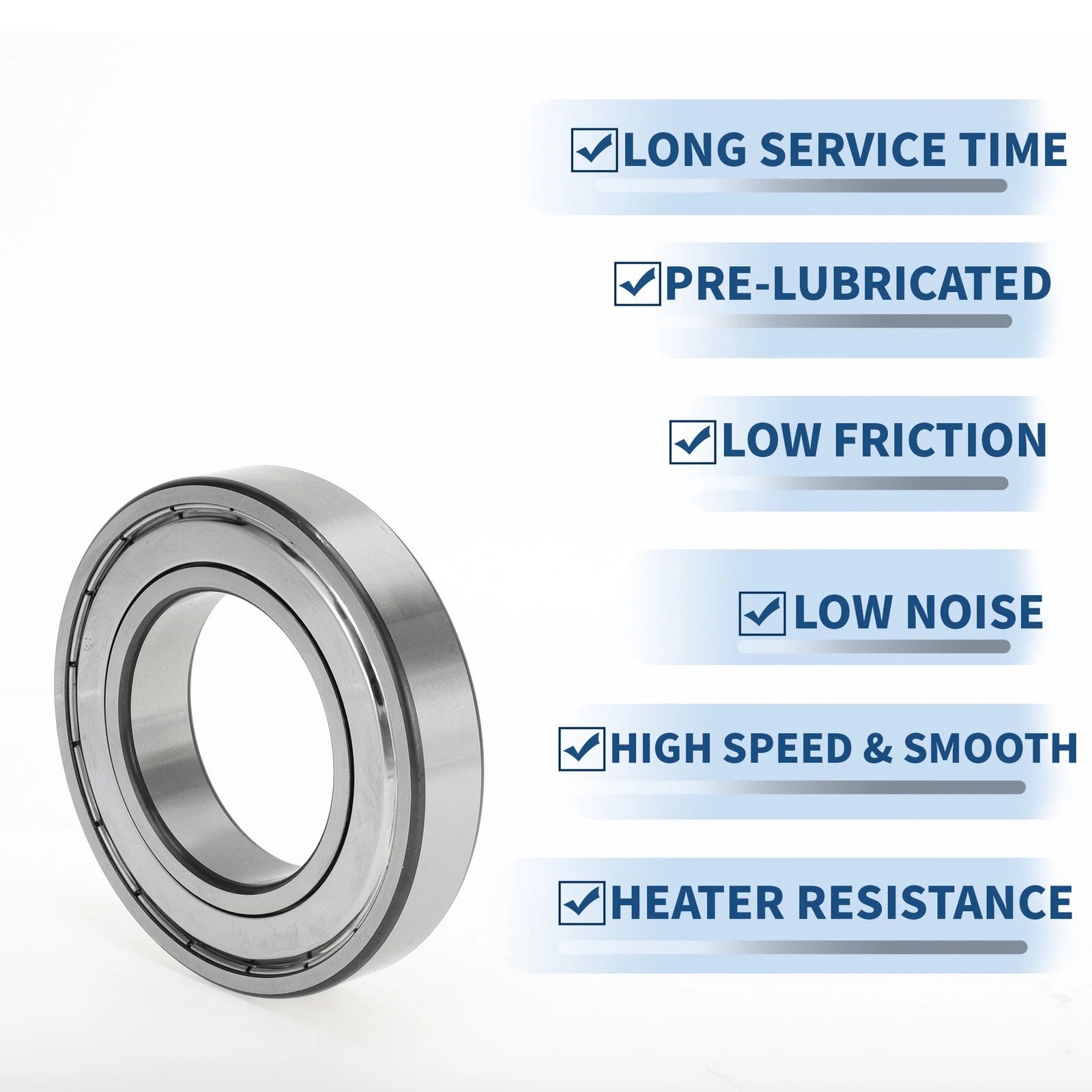 Deep Groove Ball Bearing P5 for Scooter Skateboard Wheel (70x125x24mm)