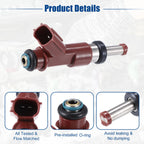 Set of 6 Fuel Injector Nozzles for Toyota Avalon (2005–2012) 23250-0P040
