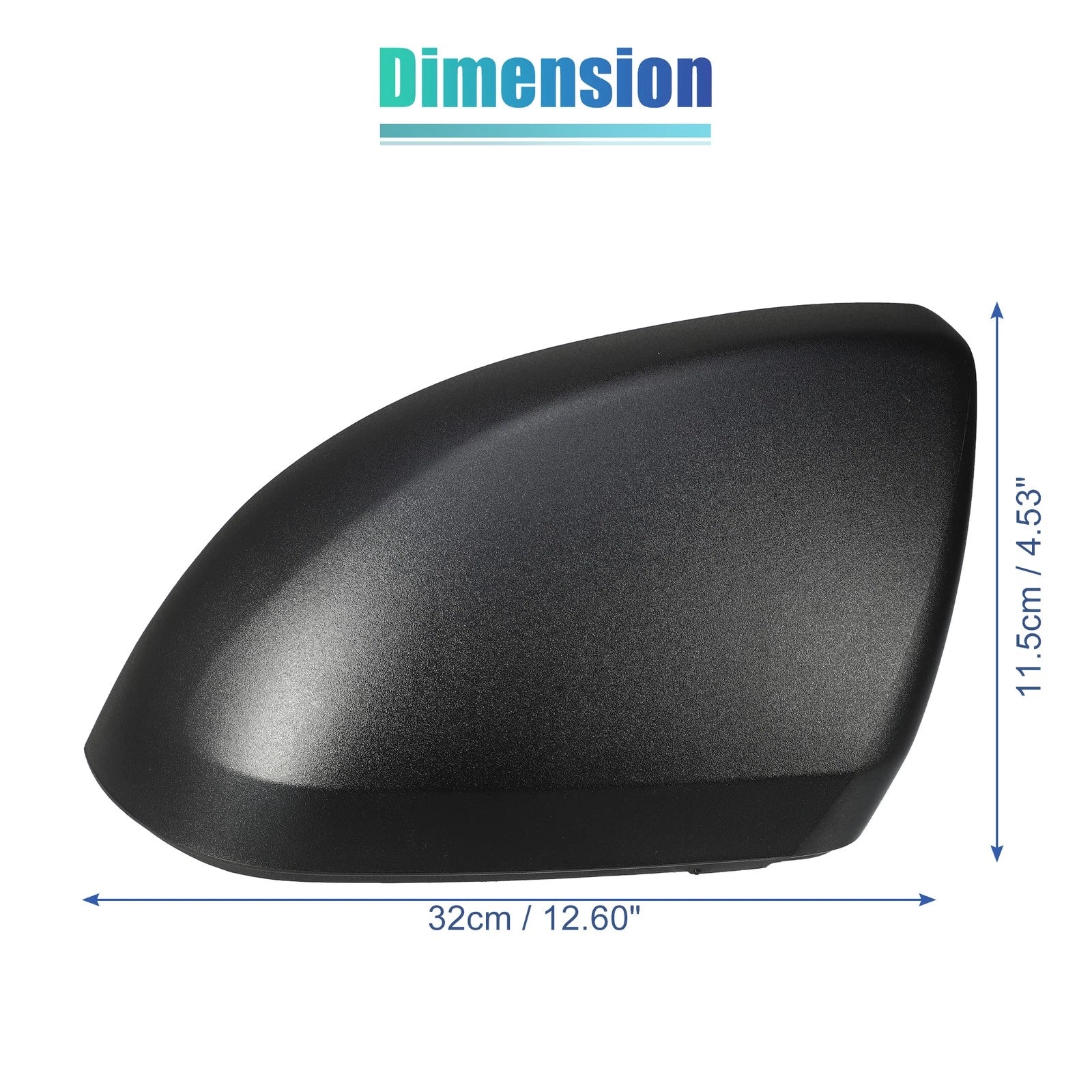 Matte Black Rearview Mirror Cap for Mercedes Vito W447 (2014–Present)