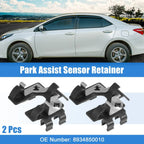 2 x Parking Sensor Retainers for Lexus LS 430 (2001-2006) Black