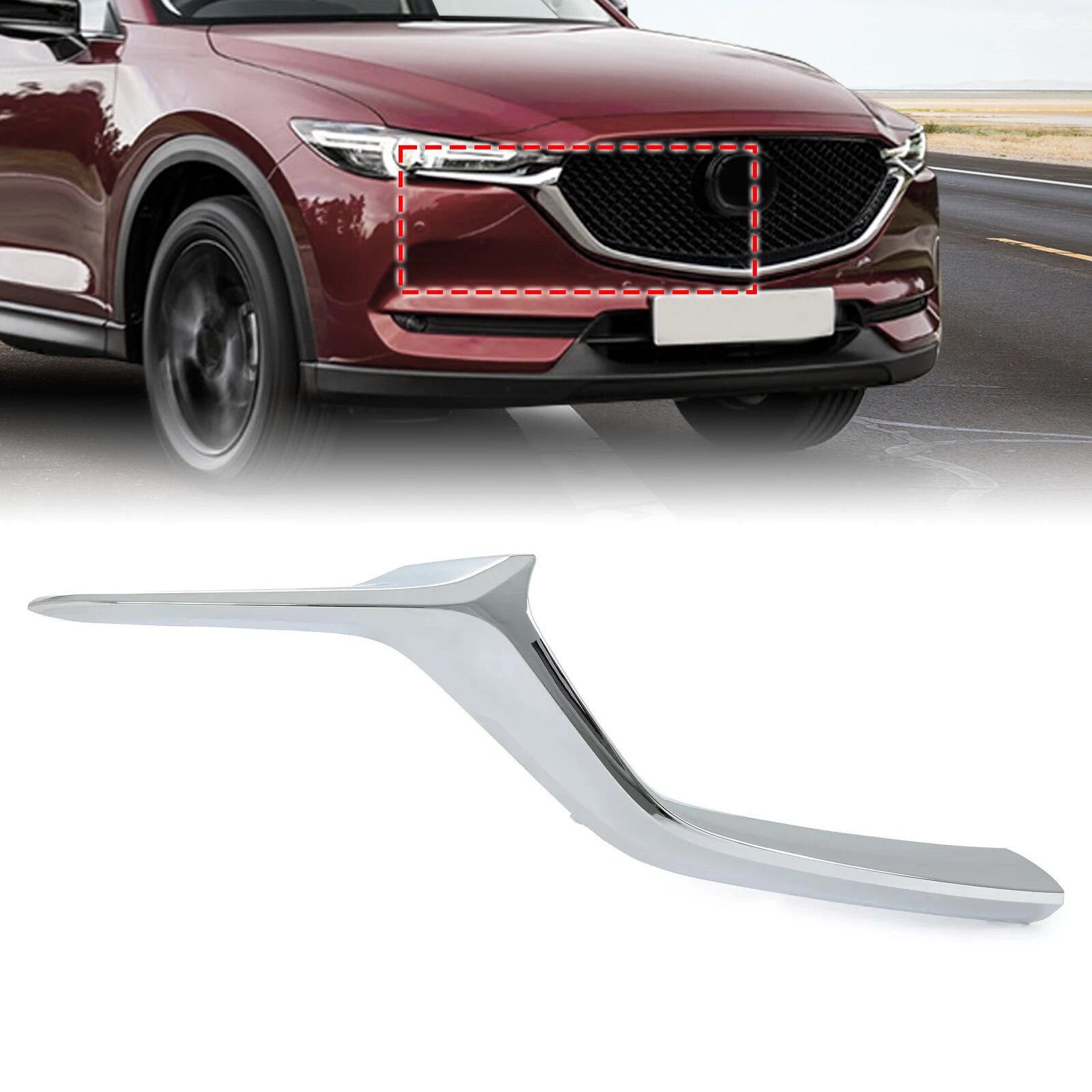 Bumper Lower Grille Molding Trim for Mazda CX-5 (2017–2021)
