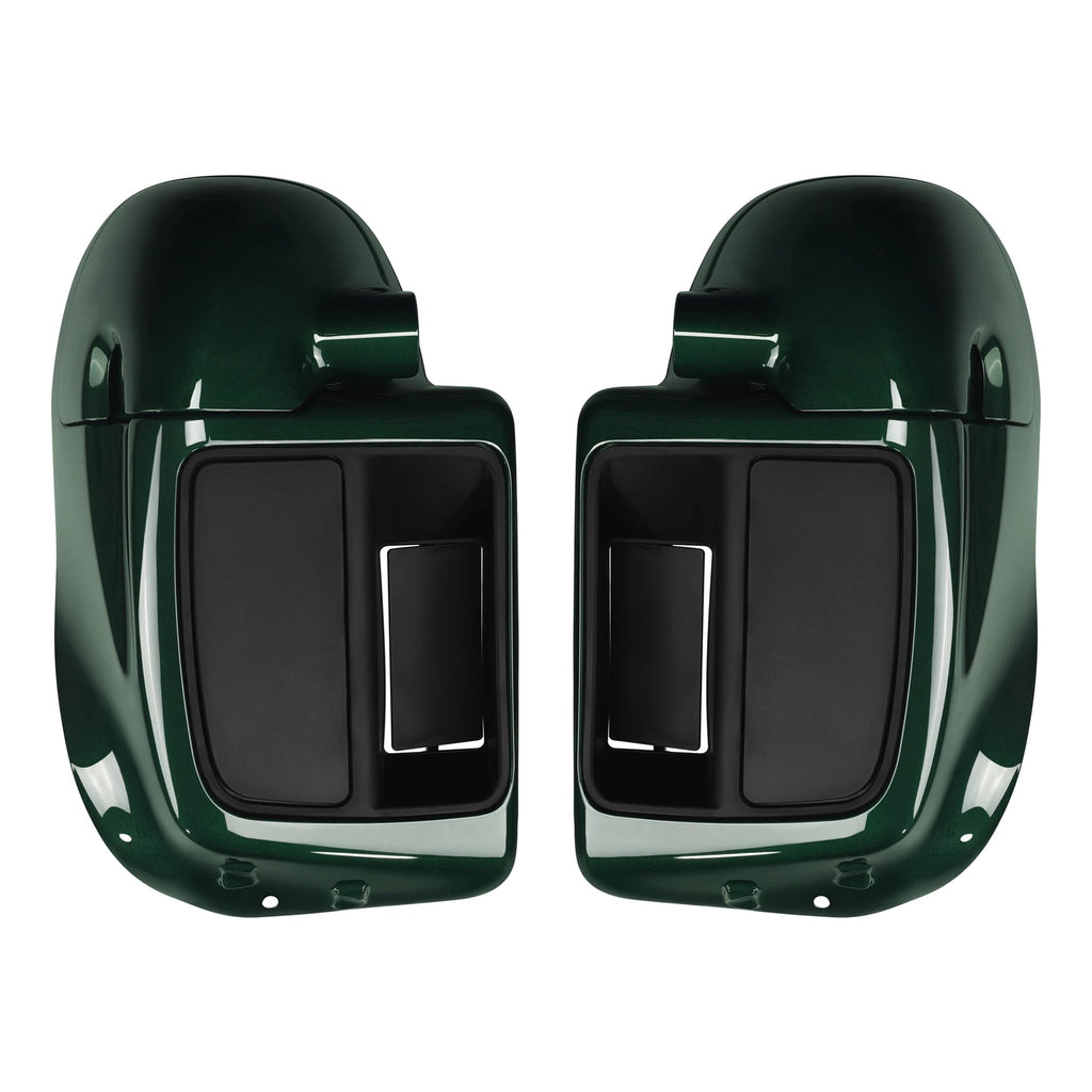 Lower Vented Fairings for Harley Touring Road Glide (2014–2025) Deep Jade Pearl