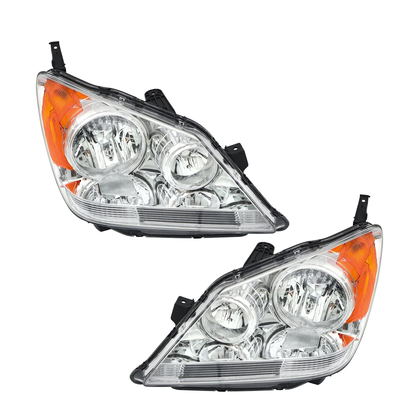 Set of 2 Halogen Headlight Assemblies for Honda Odyssey (2005â2010)