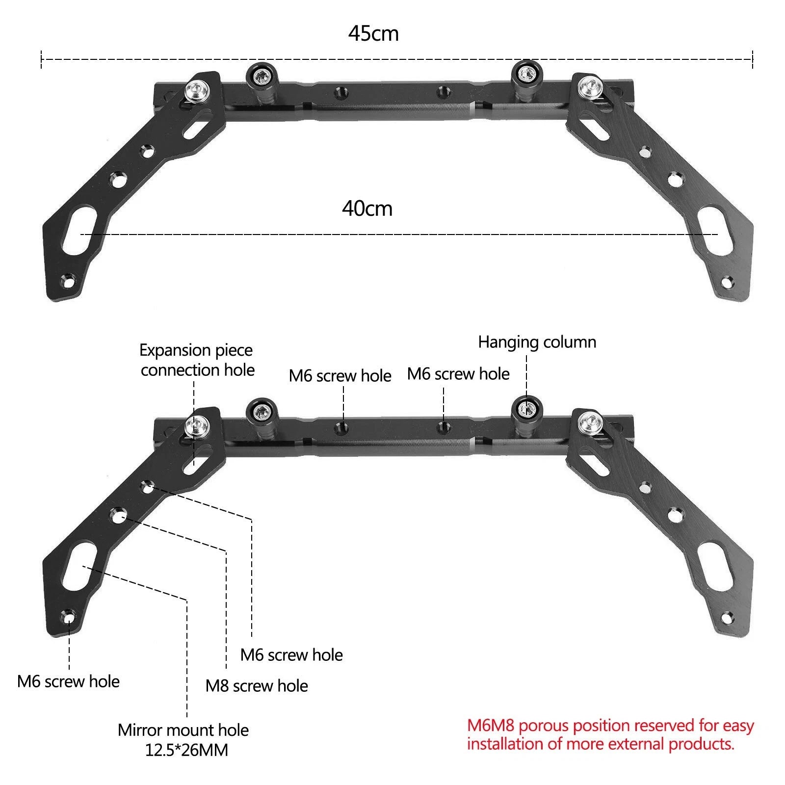 Handlebar Balance Lever Accessories for Motorbike T9
