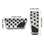 Brake & Gas Pedal Cover Set for Dodge Challenger Charger (2009-2019)