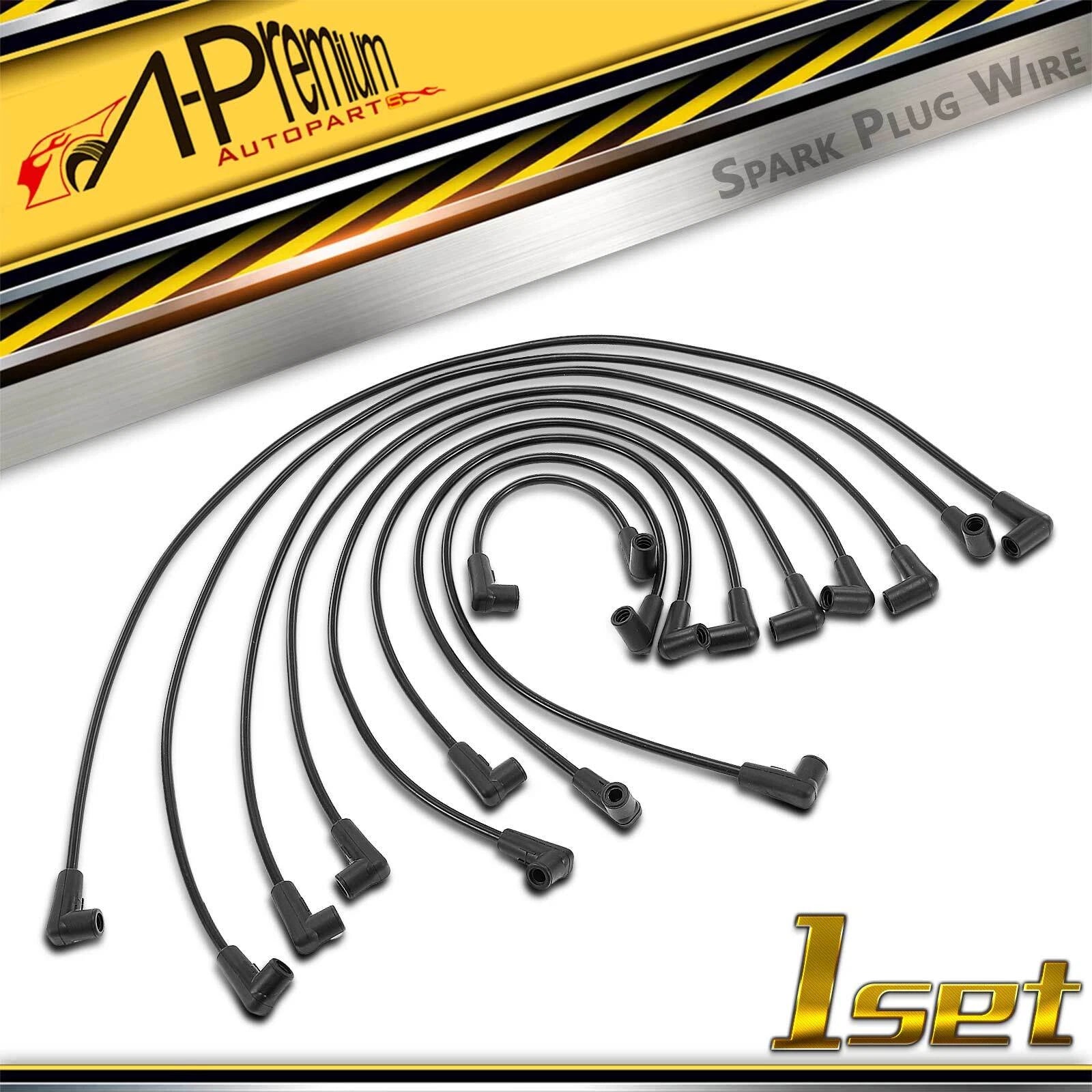 9x Spark Plug Wire Set for Chevrolet Blazer G20 (1985–1995)