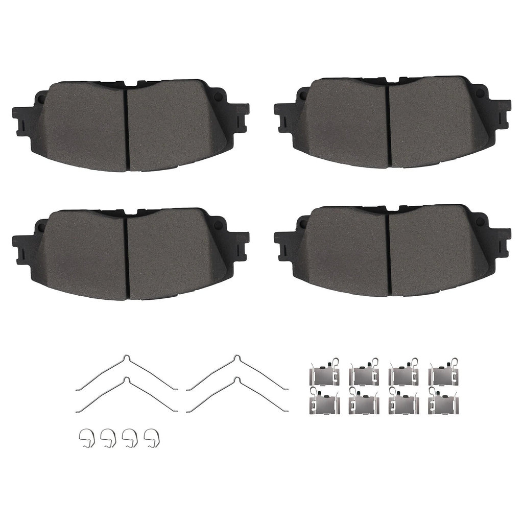 Front Ceramic Brake Pads Kit for Toyota Avalon (2019–2022), Camry (2018–2026) D2076