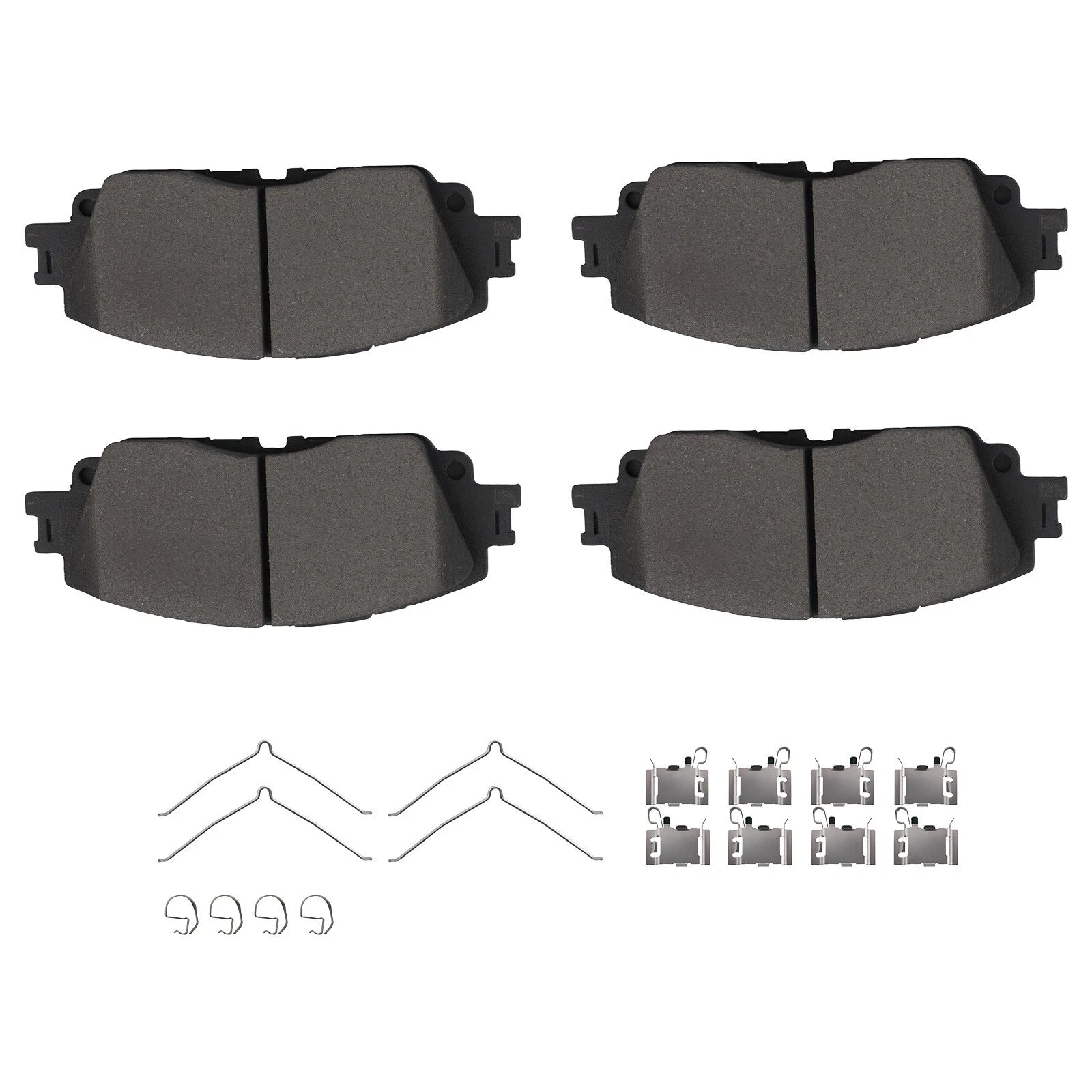 Front Ceramic Brake Pads Kit for Toyota Avalon (2019–2022), Camry (2018–2026) D2076