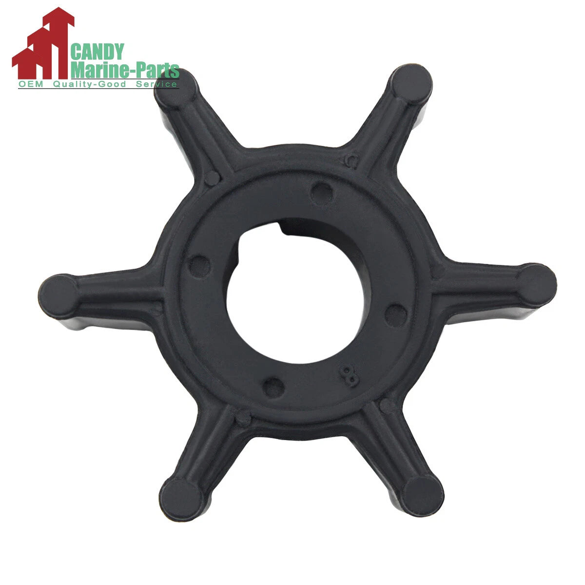 Water Pump Impeller for Yamaha Outboards 2.5/3 HP (6L5-44352-00-00)
