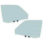 Set of 2 Front Door Glasses for Nissan Frontier