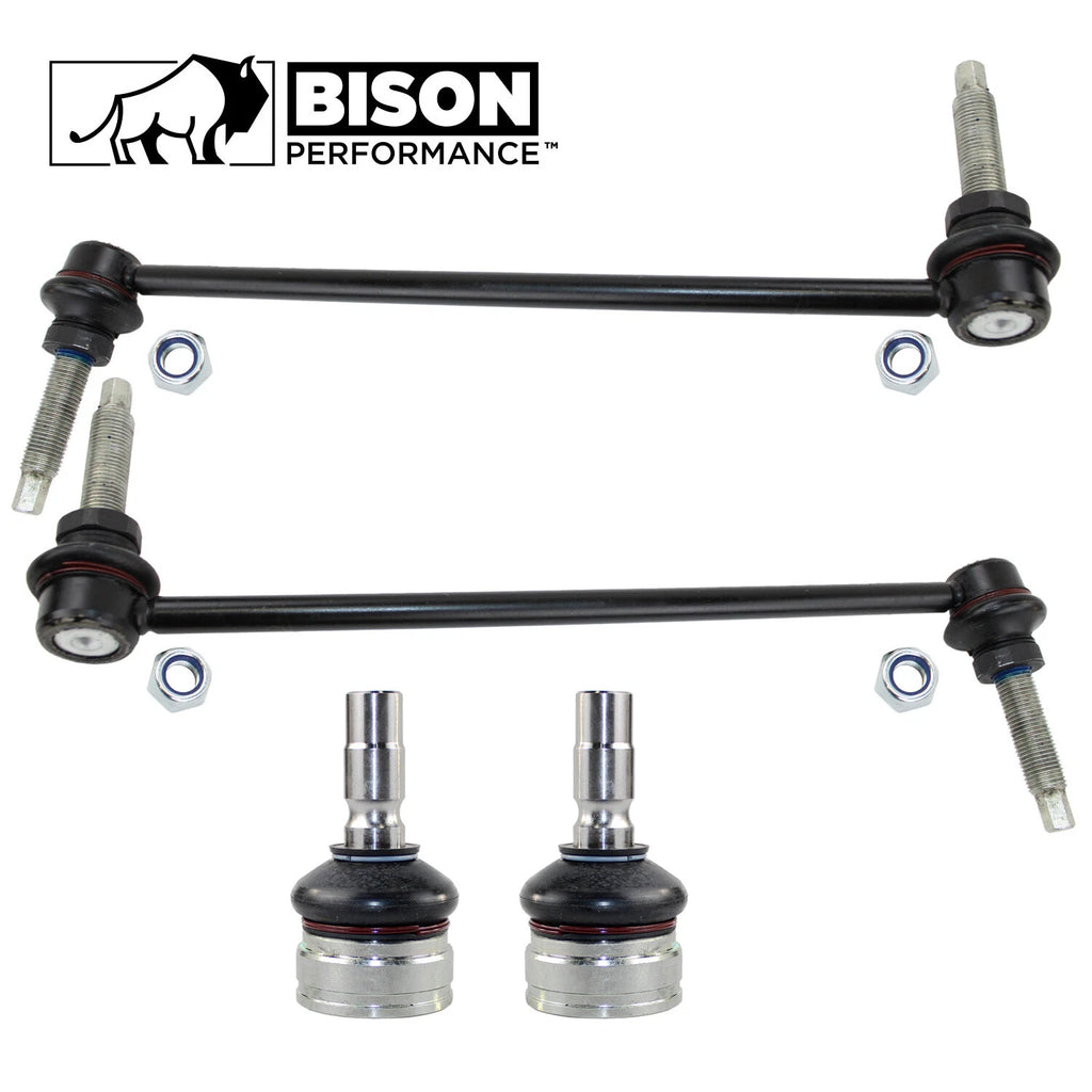 4pc Front Sway Bar Link Lower Ball Joint Kit for Ford Mustang