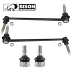 4pc Front Sway Bar Link Lower Ball Joint Kit for Ford Mustang