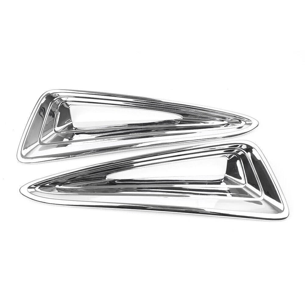 Set of 2 ABS Chrome Front Fog Light Moulding Trim for Toyota C-HR (2016–2018)