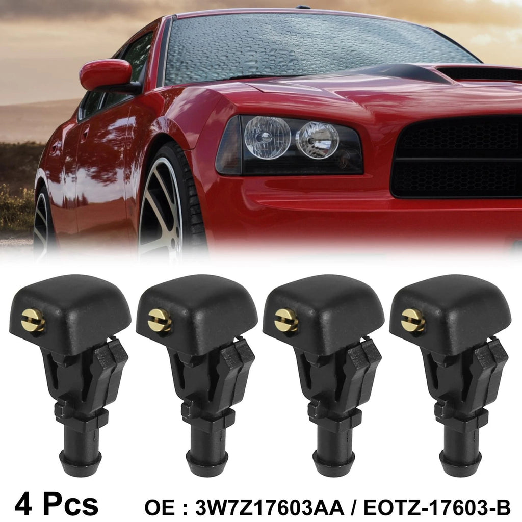 Set of 4 Windshield Washer Nozzles for Ford F150 E150 E250 E350 (2004–2013) 3W7Z17603AA