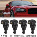 Set of 4 Windshield Washer Nozzles for Ford F150 E150 E250 E350 (2004–2013) 3W7Z17603AA