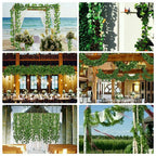 Set of 24 Artificial Ivy Vines 2M for Party Decor