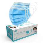 50 Packs - Black 3-Ply Disposable Face Mask Protective Cover