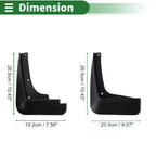 Mud Flaps Splash Guards for Hyundai Tucson (2015–2016) W/ Mount Accessories