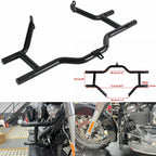 Black Crash Bar & Frame Sliders for Harley Touring Street Glide (2009-2023)