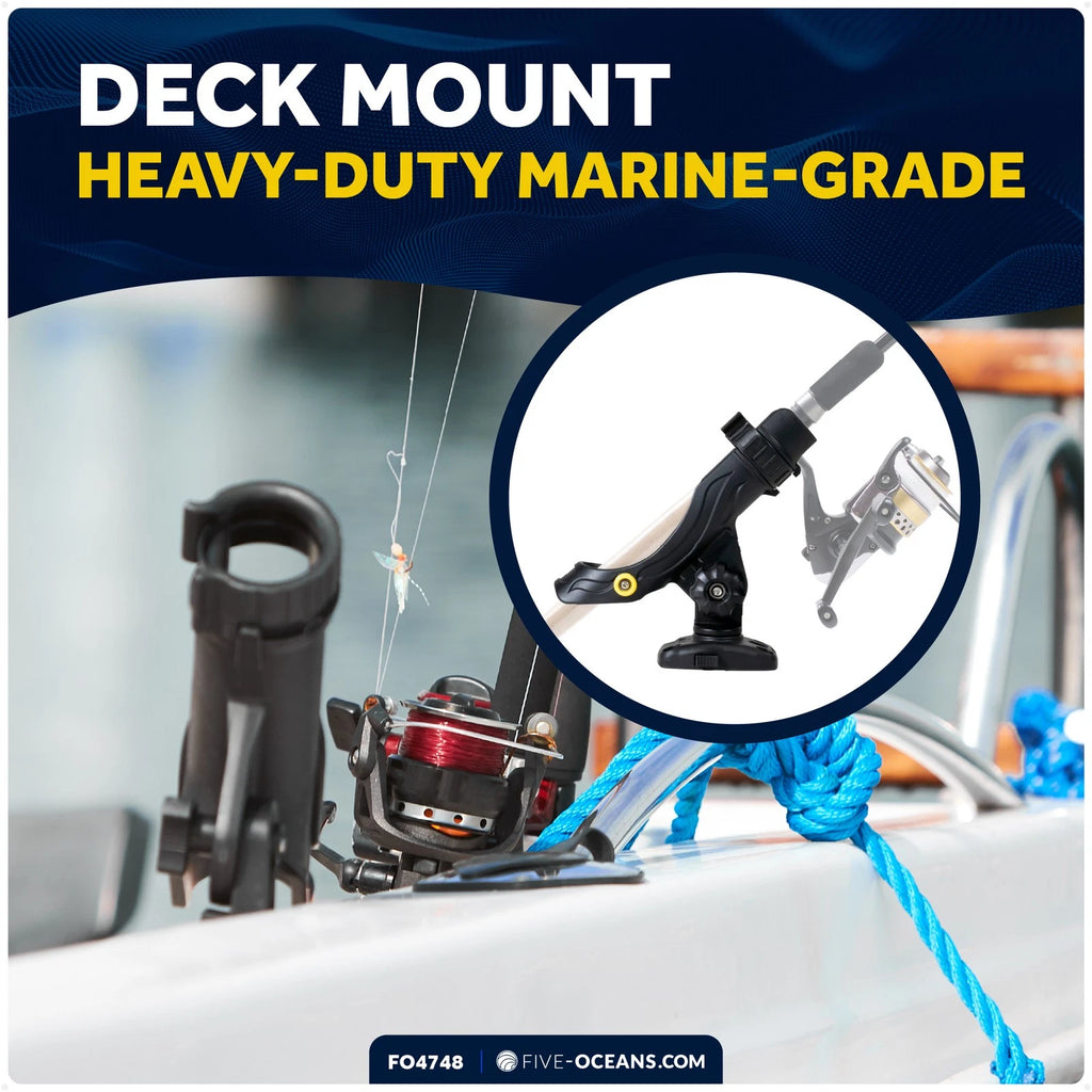 Adjustable Fishing Rod Holder for Kayak (Universal Fit)