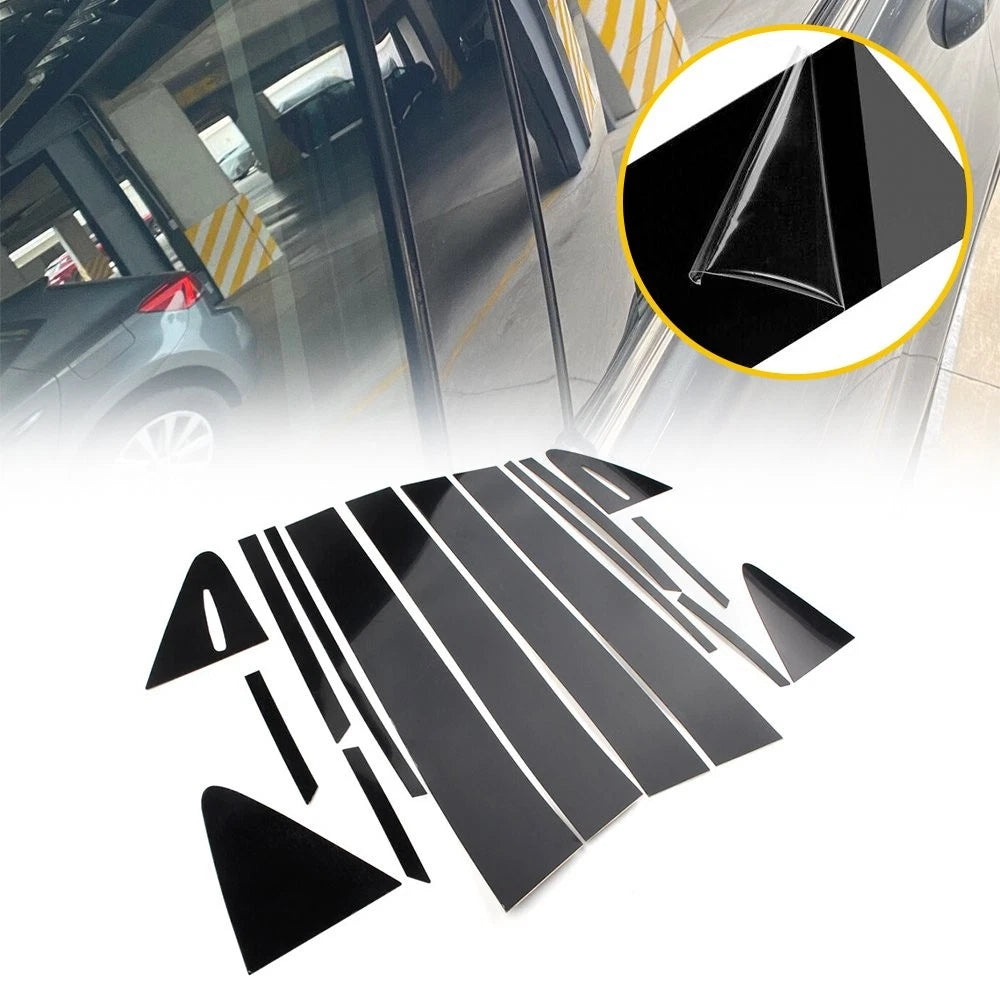 16PCS Door Trim Window Decal Cover for Toyota Corolla (2020–2022)