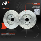 Front Side Drilled Rotors & Ceramic Pads for Subaru Legacy (2015)
