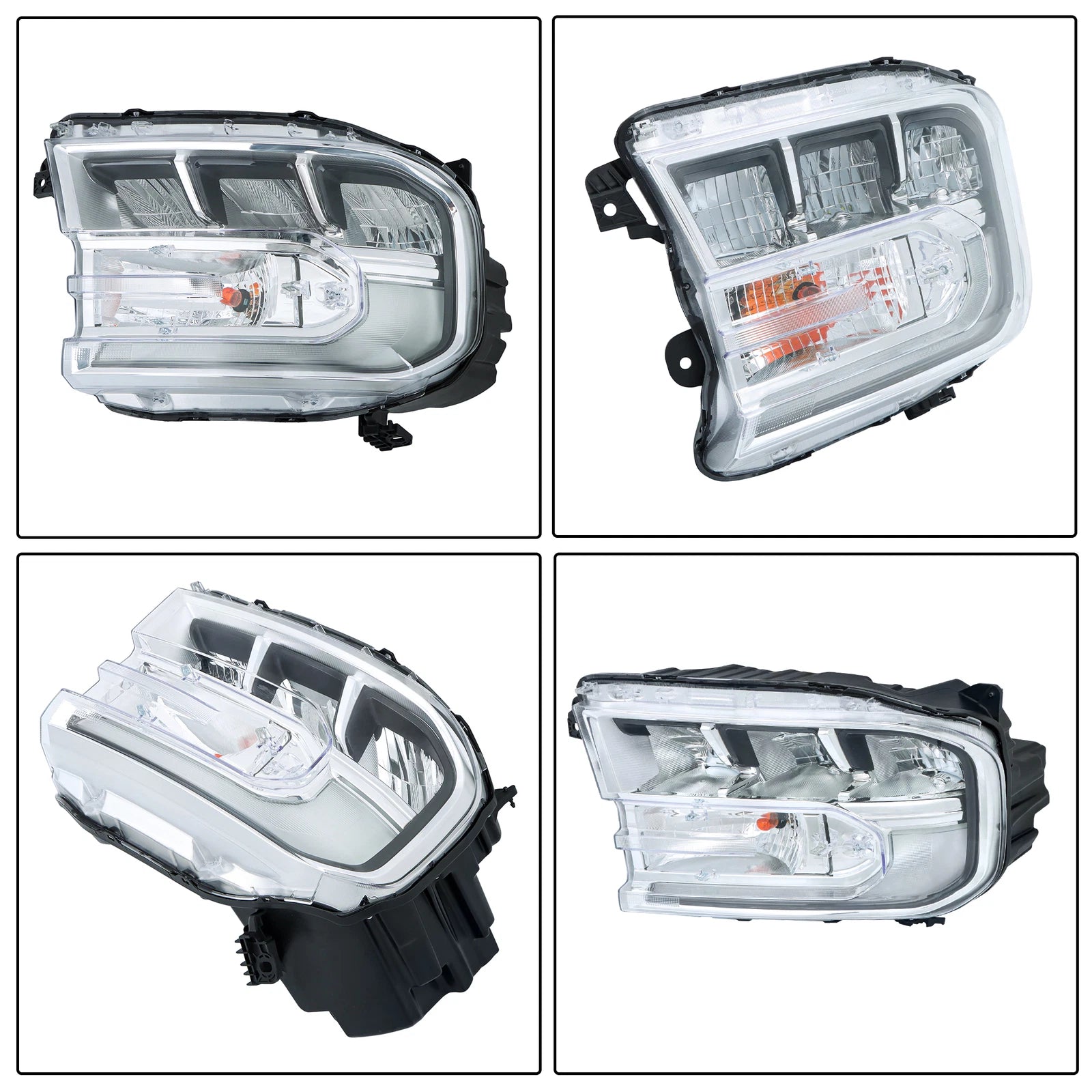 Headlight for Ford Maverick Lariat (2022–2024) LED DRL Clear Housing