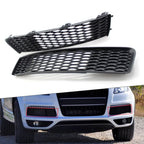 Set of 2 Front Bumper Lower Outer Grille Inserts for Audi Q7 (2010–2015)