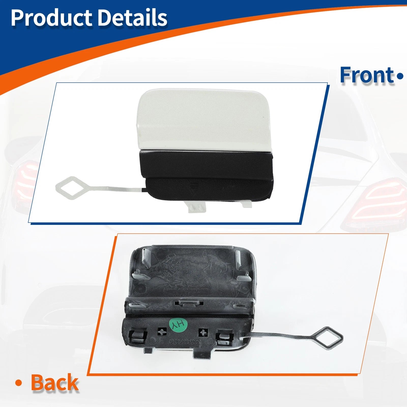 Rear Car Bumper Tow Hook Cover for Mercedes-Benz (A2058853303)