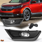 Clear Lens Front Bumper Fog Lights for Honda CR-V (2017–2018)